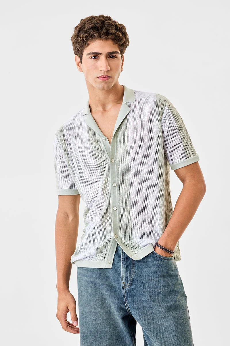 سنيتش 100% Cotton Flat Knit Shirt